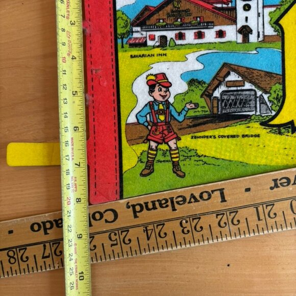 Frankenmuth Michigan Felt Flag Pennant - Picture 9 of 10